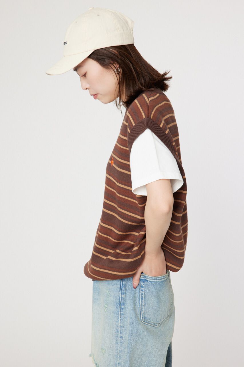 RODEO CROWNS「Kelly ルーズニットベスト」|ニット・セーター|