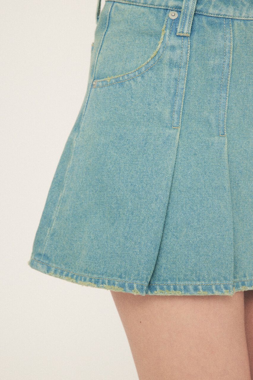 RODEO CROWNS「デニムプリーツミニスカート」|スカート|