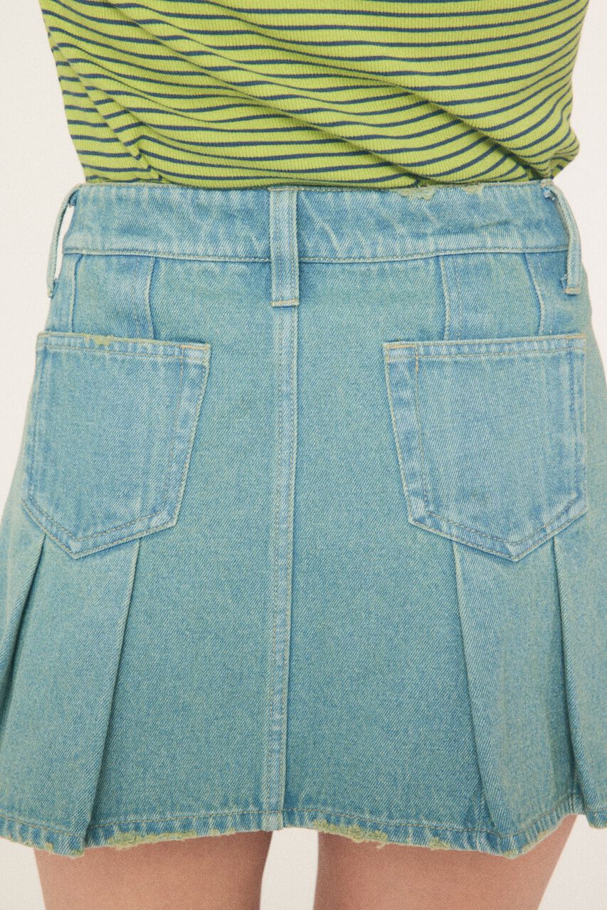 RODEO CROWNS「デニムプリーツミニスカート」|スカート|