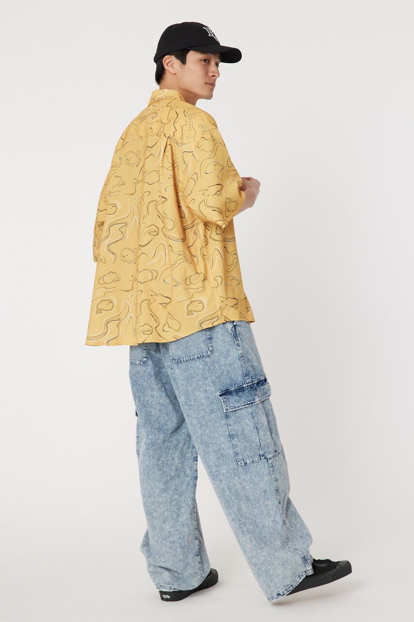 RODEO CROWNS「ホエールマーブルシャツ」|シャツ・ブラウス|