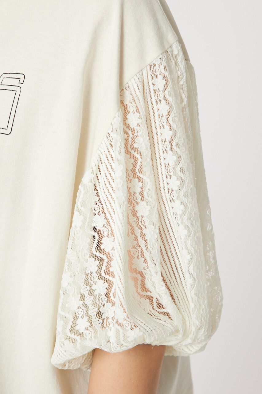 RODEO CROWNS「レーススリーブトップス」|Tシャツ・カットソー|