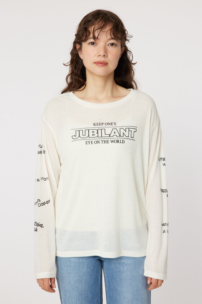 RODEO CROWNS「JUBILANTシアーL/S Tシャツ」|Tシャツ・カットソー|