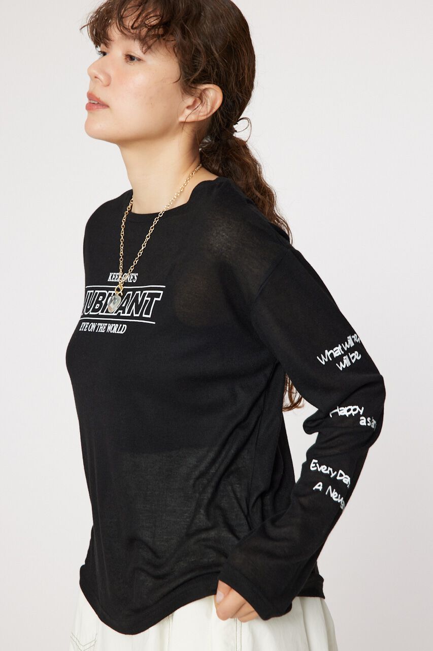 RODEO CROWNS「JUBILANTシアーL/S Tシャツ」|Tシャツ・カットソー|