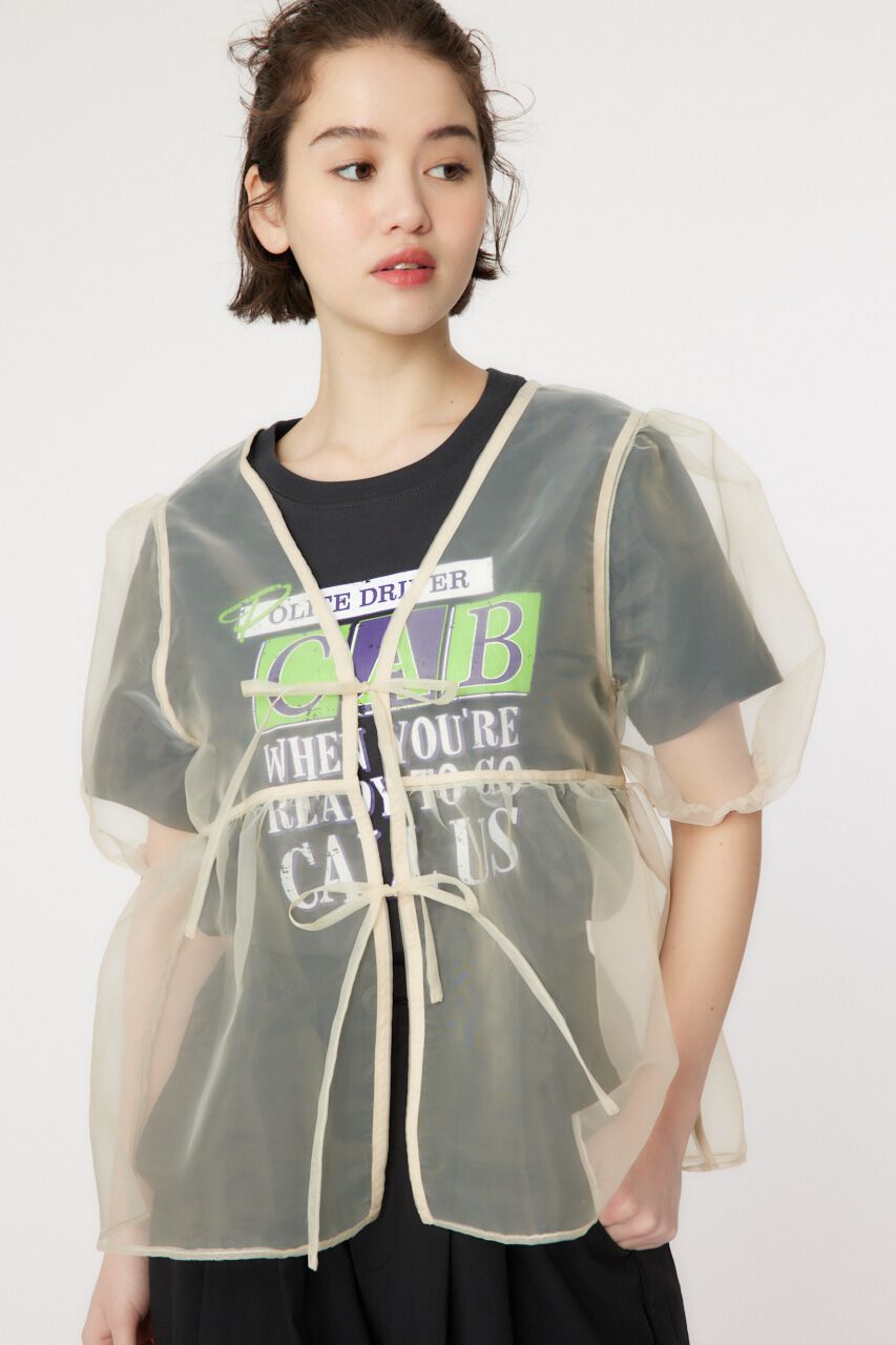 RODEO CROWNS「2WAYシアーブラウス」|シャツ・ブラウス|WHT