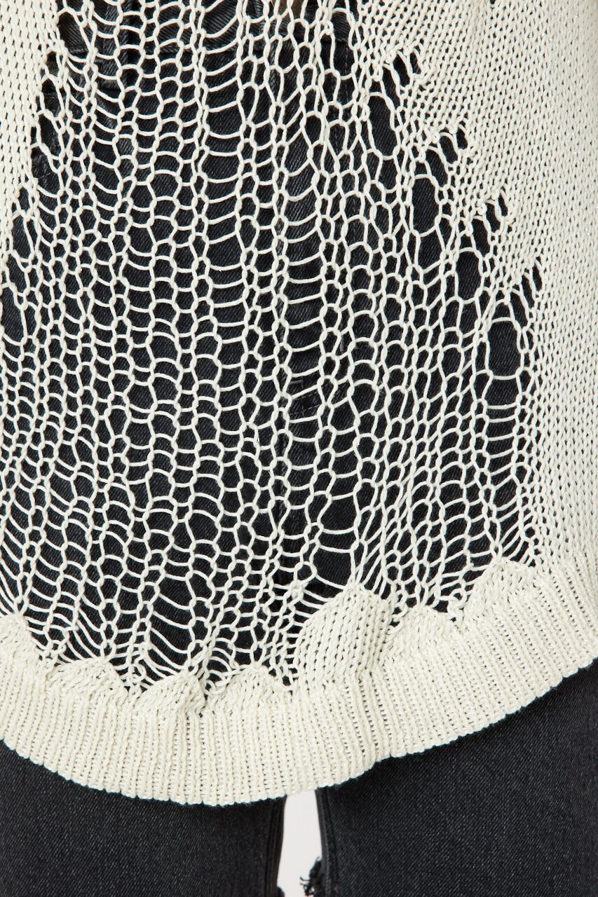 RODEO CROWNS「ダメージニットトップス」|ニット・セーター|