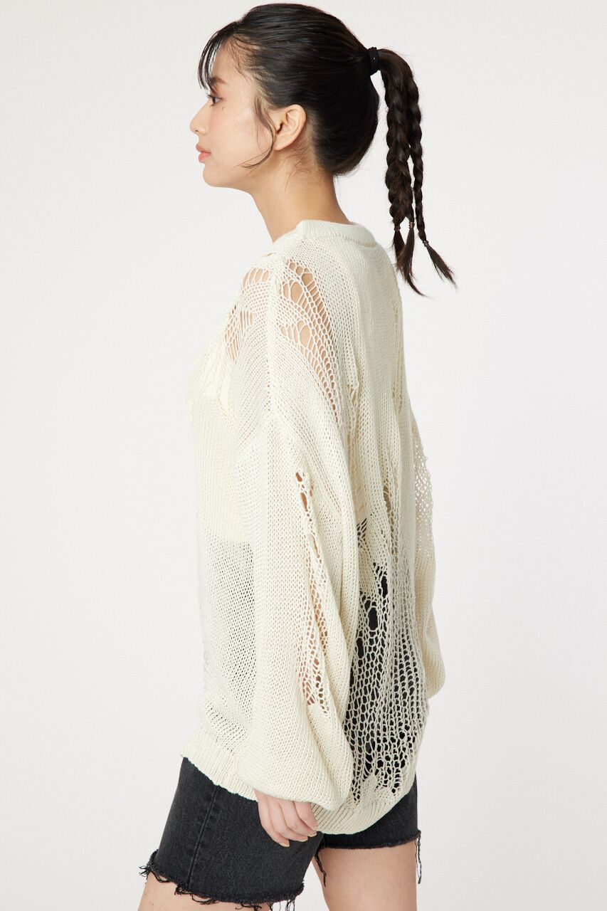 RODEO CROWNS「ダメージニットトップス」|ニット・セーター|