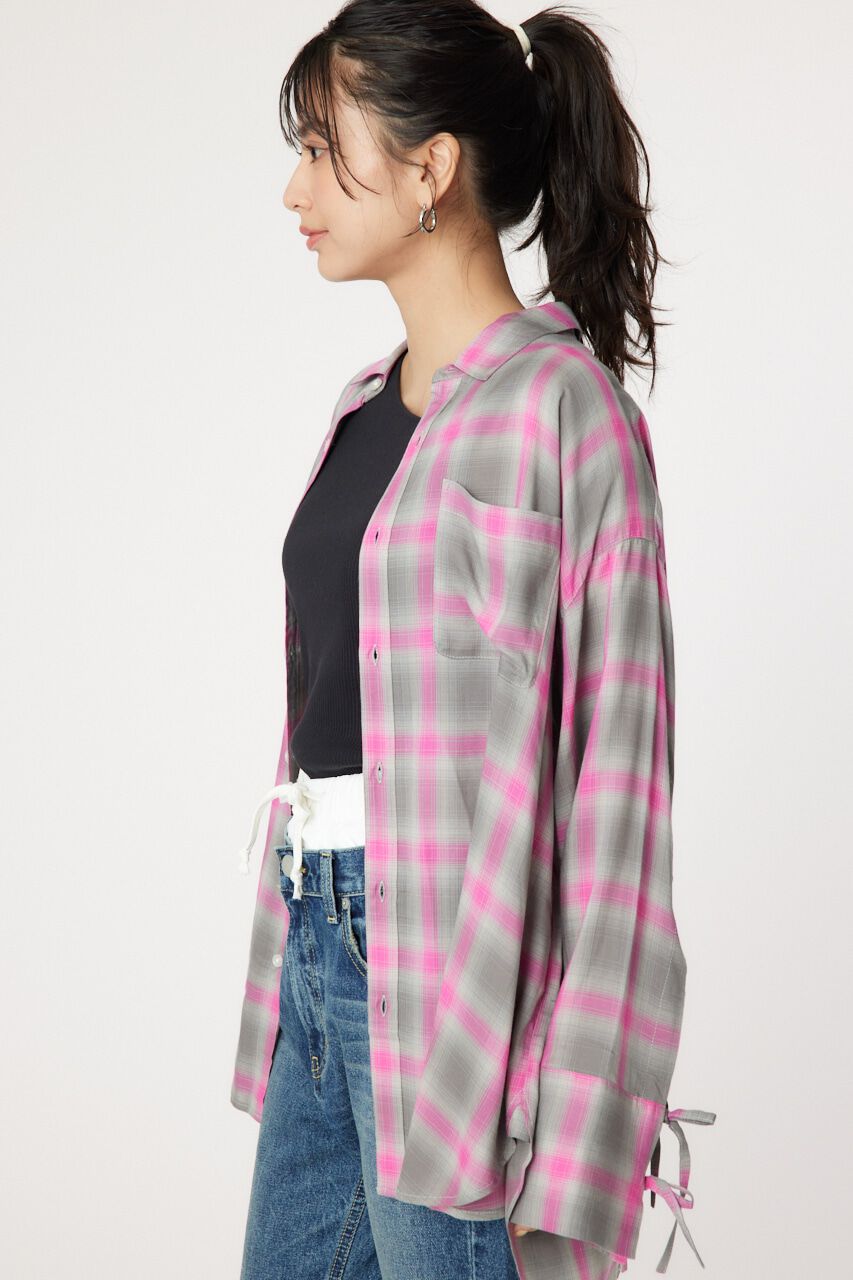 RODEO CROWNS「シアーオンブレチェックシャツ」|シャツ・ブラウス|
