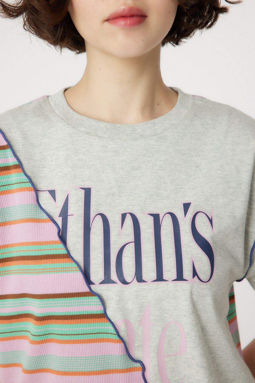 RODEO CROWNS「マルチボーダードッキングTシャツ」|Tシャツ・カットソー|