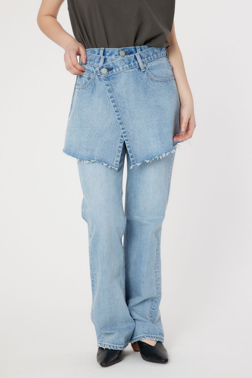 RODEO CROWNS「レイヤードラップデニム」|デニム|