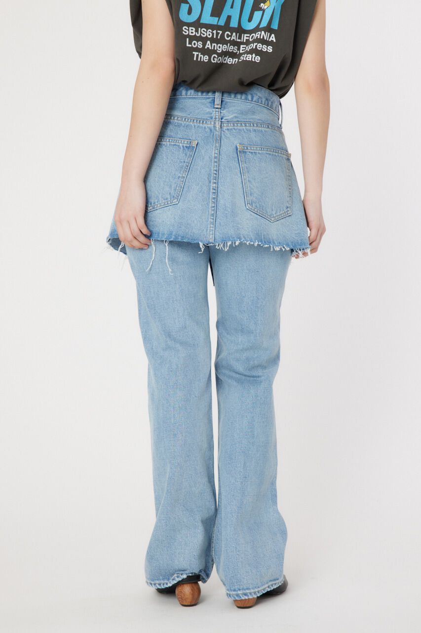 RODEO CROWNS「レイヤードラップデニム」|デニム|