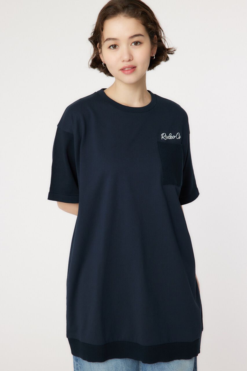 RODEO CROWNS「ドッキングロゴニットワンピース」|ワンピース|