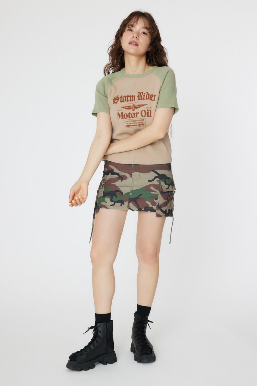 RODEO CROWNS「カーゴミニスカート」|スカート|