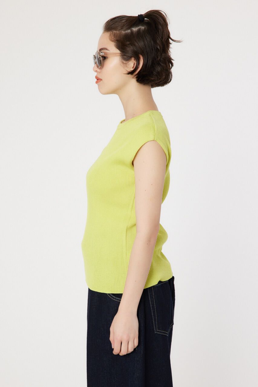 RODEO CROWNS「BASIC ノースリーブ ニット トップス」|タンクトップ|