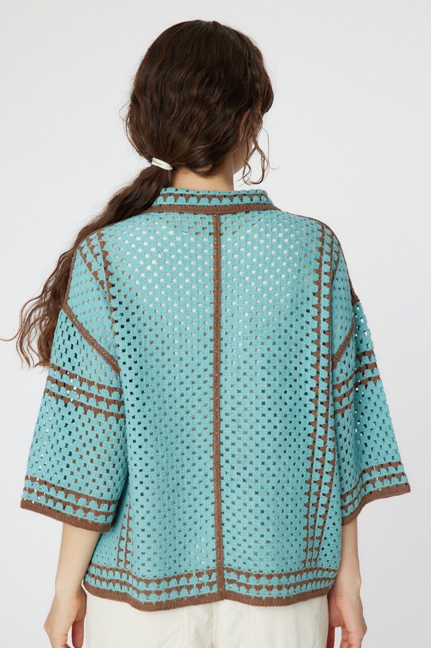 RODEO CROWNS「クロシェニットシャツ」|シャツ・ブラウス|