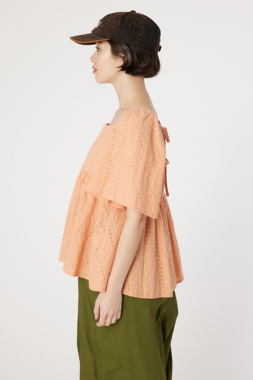 RODEO CROWNS「バックリボンフレアトップス」|シャツ・ブラウス|