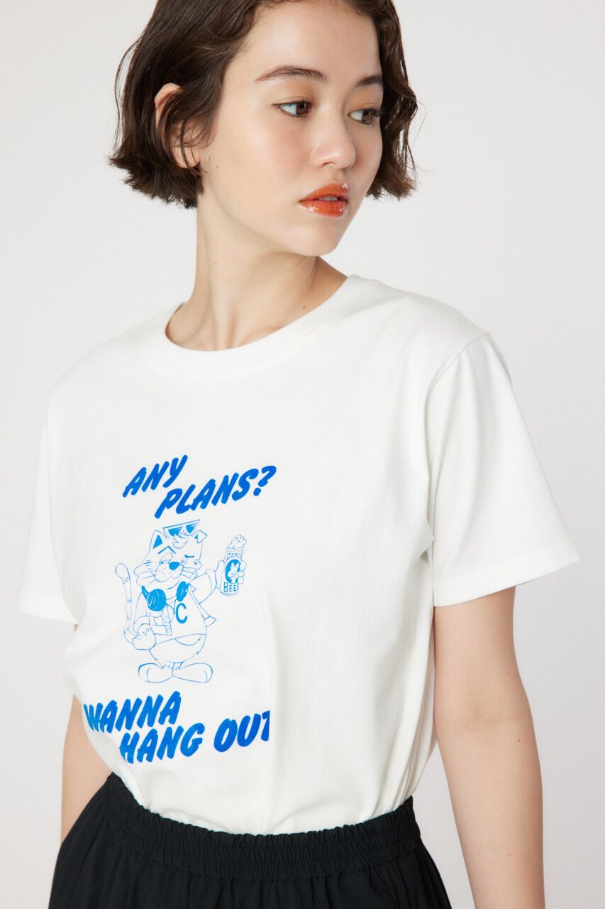 RODEO CROWNS「CAT BOY Tシャツ」|Tシャツ・カットソー|O/WHT1