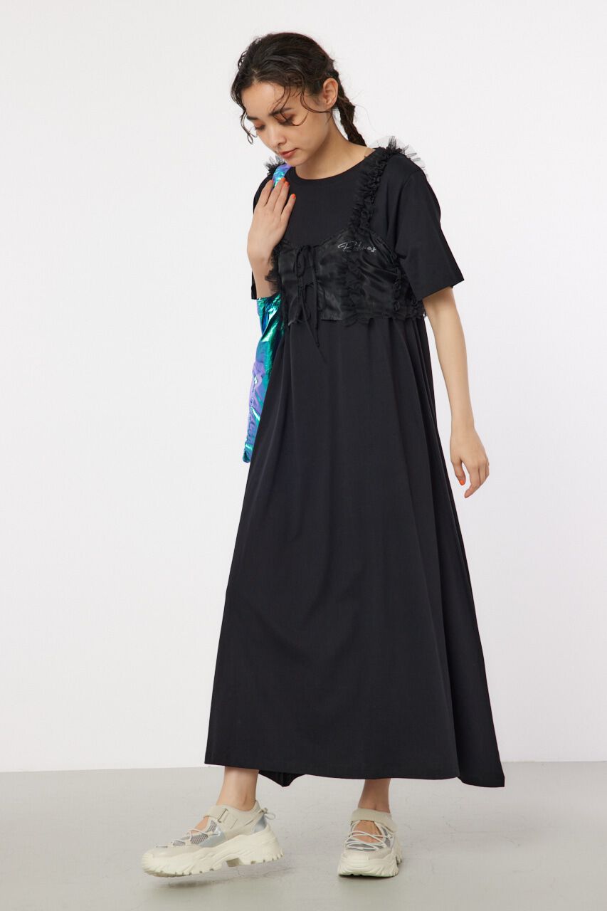 RODEO CROWNS「ラインクラウンロゴマキシTワンピース」|ワンピース|