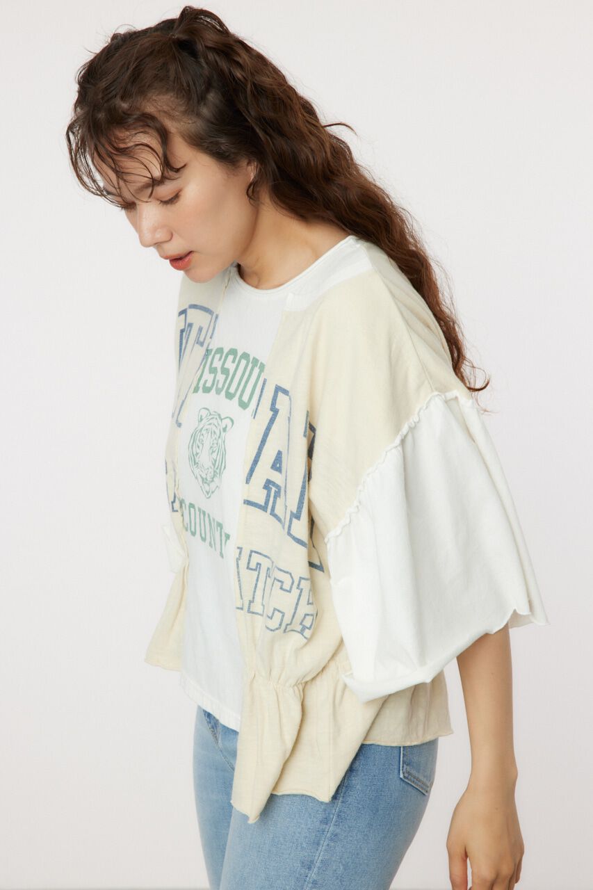 RODEO CROWNS「ドッキングカレッジトップス」|Tシャツ・カットソー|