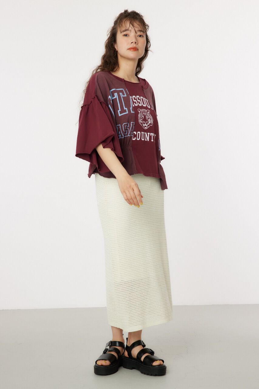 RODEO CROWNS「ドッキングカレッジトップス」|Tシャツ・カットソー|