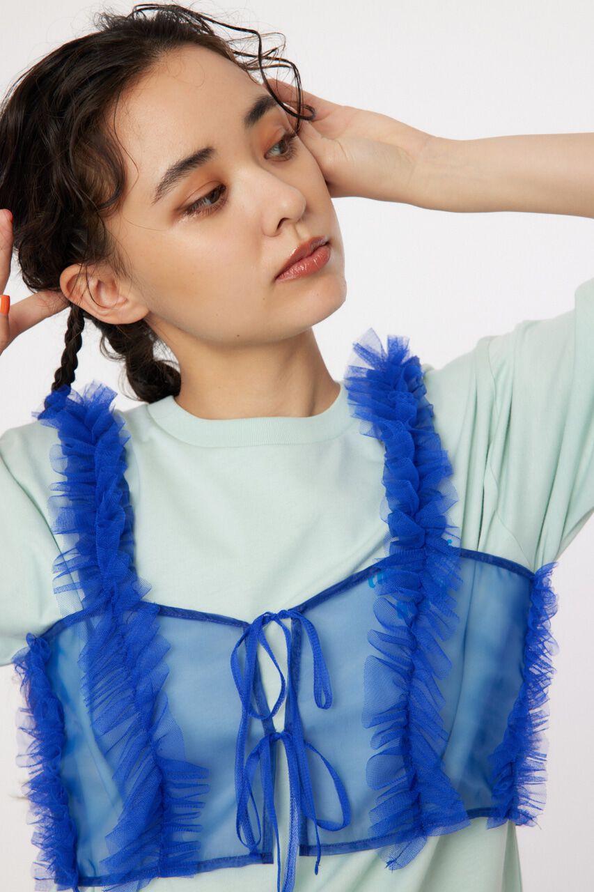 RODEO CROWNS「frill チュールビスチェ」|タンクトップ|