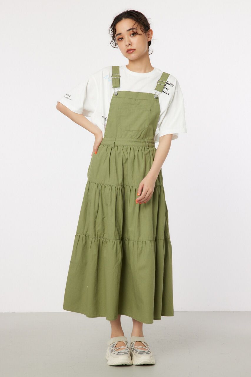 RODEO CROWNS「ティアードサロペットスカート」|ワンピース|