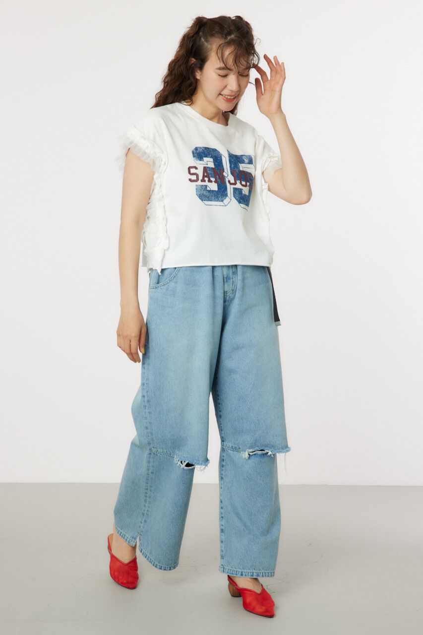 RODEO CROWNS「フリルナンバートップス」|Tシャツ・カットソー|