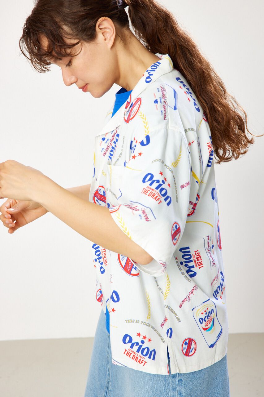 RODEO CROWNS「Orion Beer ｘRCSオープンカラーシャツ」|シャツ・ブラウス|