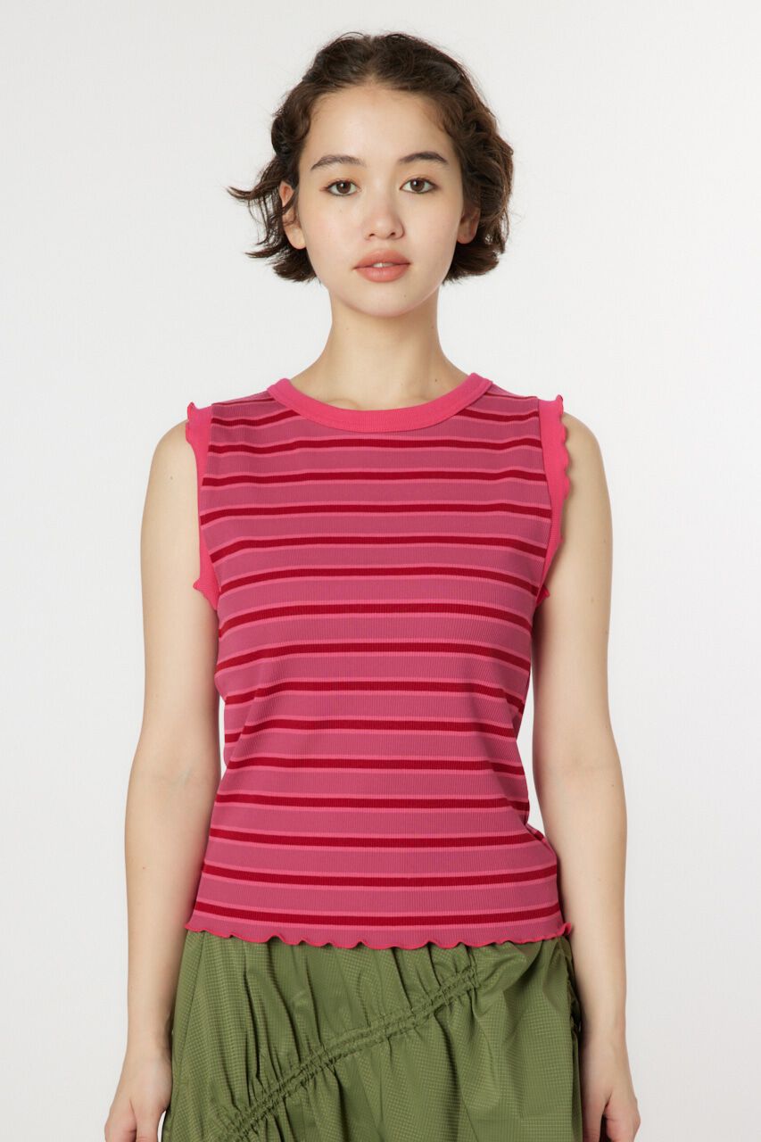 RODEO CROWNS「ボーダーメロータンクトップ」|タンクトップ|