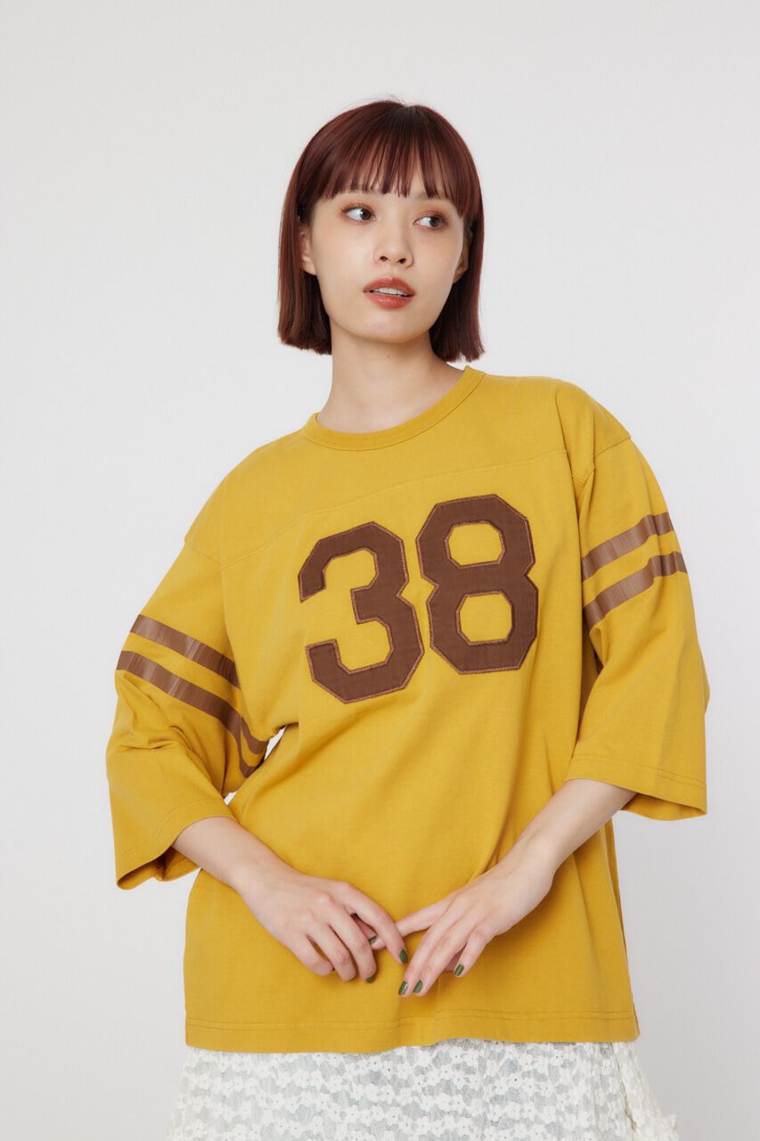 RODEO CROWNS「GOOD OLD CLフットボールシャツ」|Tシャツ・カットソー|YEL
