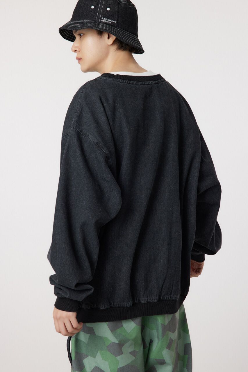 RODEO CROWNS「side-zip denim TOPS」|シャツ・ブラウス|