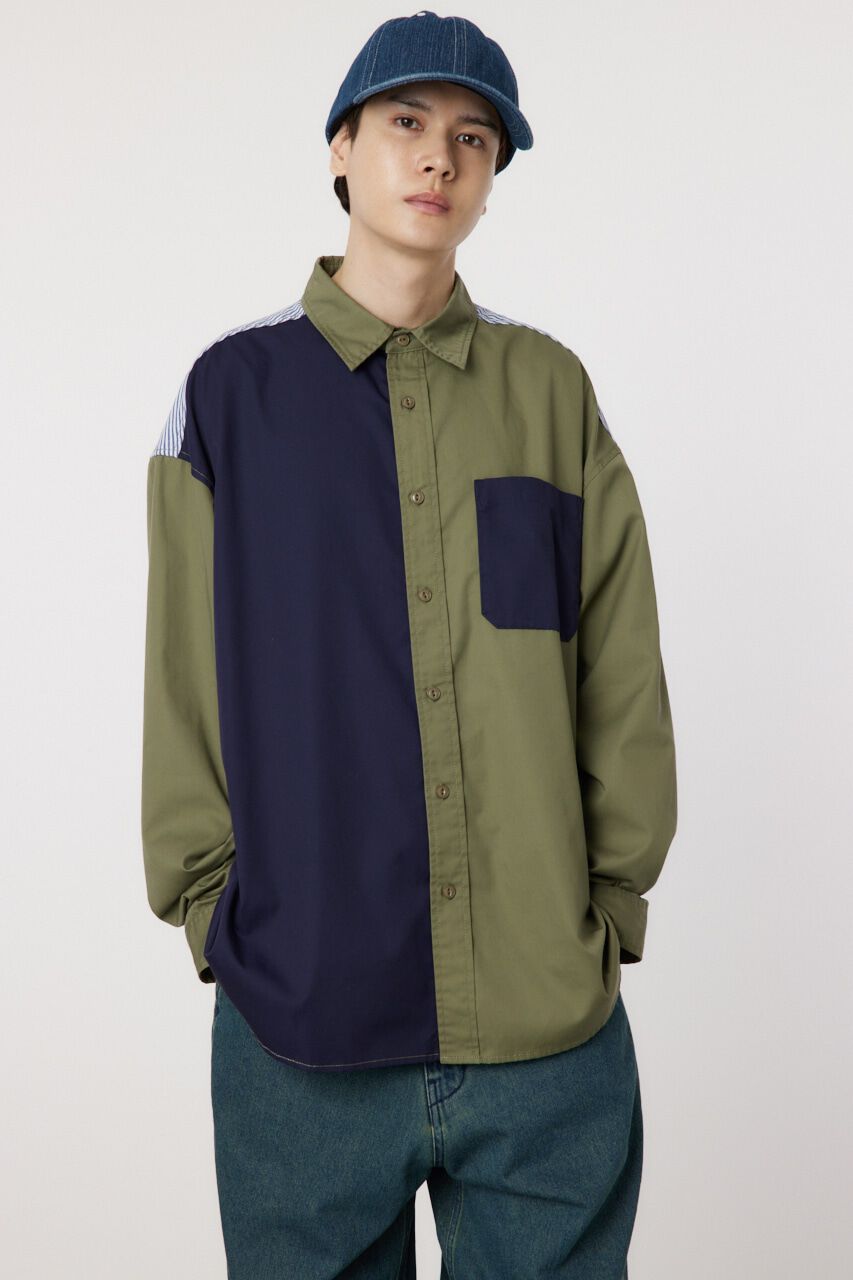 RODEO CROWNS「カラースキームーシャツ」|シャツ・ブラウス|M/KHA7