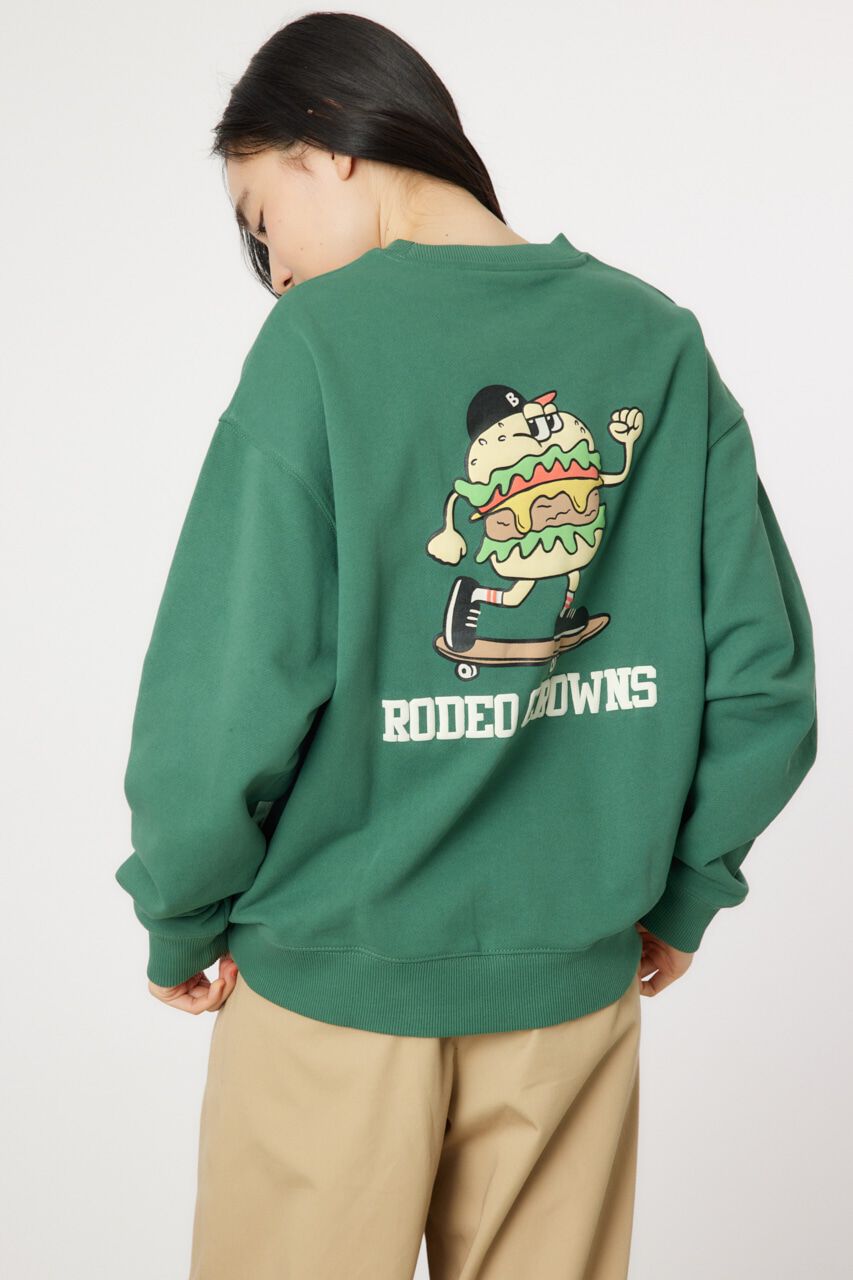 RODEO CROWNS「BURGER スウェット」|パーカー|