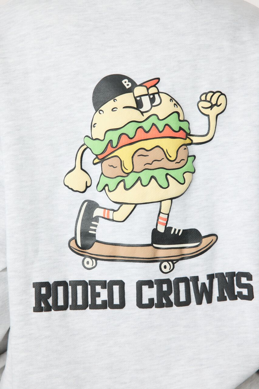 RODEO CROWNS「BURGER スウェット」|パーカー|