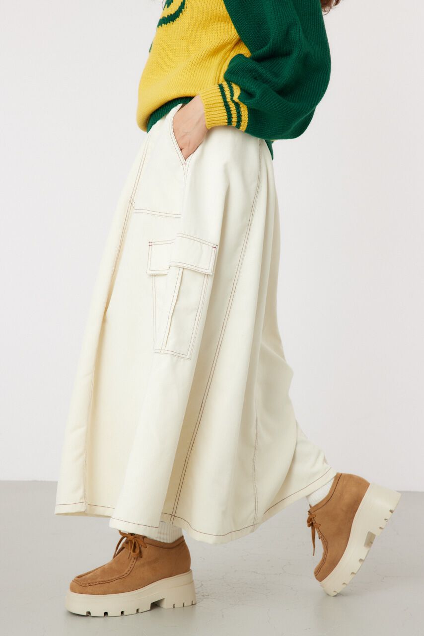 RODEO CROWNS「コーデュロイステッチフレアカーゴスカート」|その他|