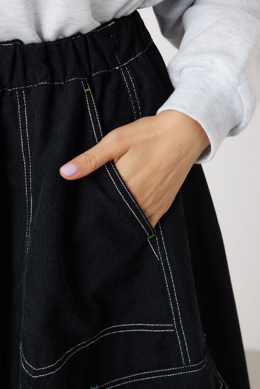 RODEO CROWNS「コーデュロイステッチフレアカーゴスカート」|その他|