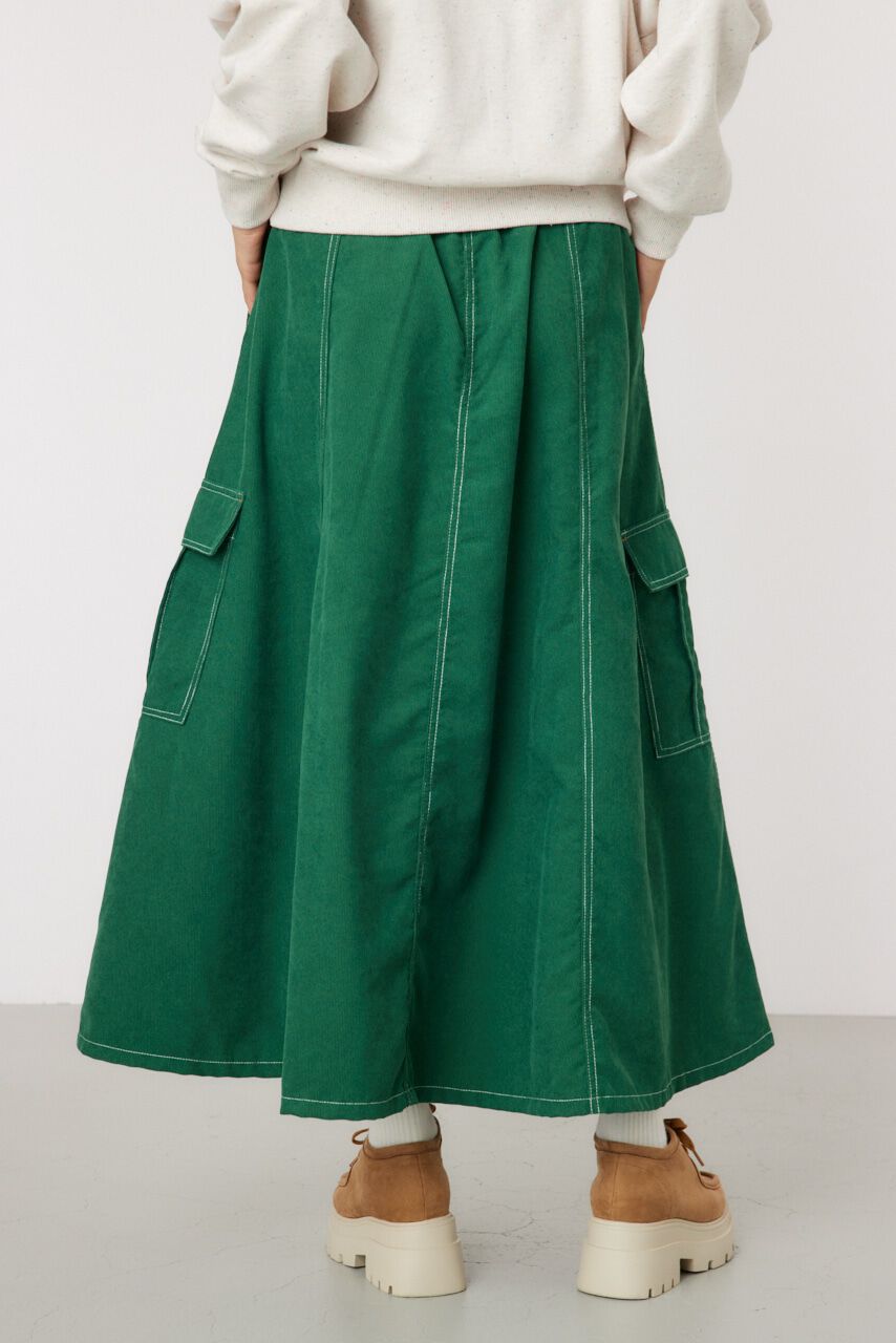 RODEO CROWNS「コーデュロイステッチフレアカーゴスカート」|その他|