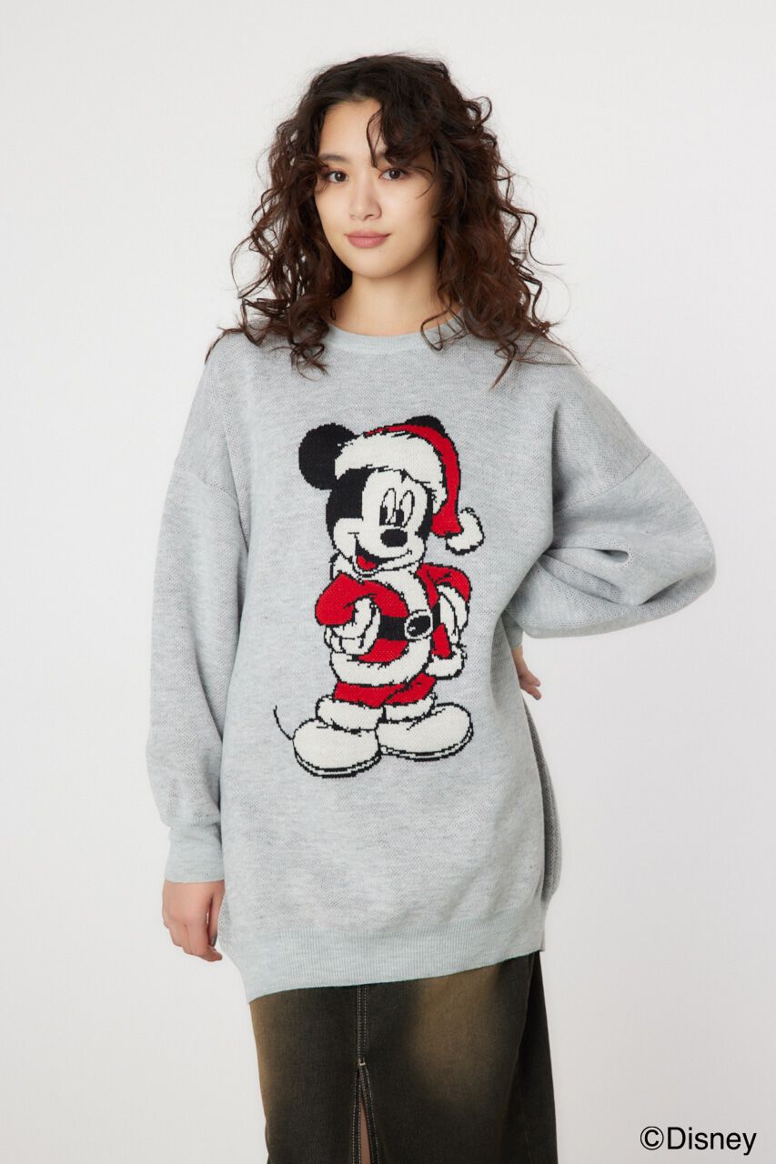 RODEO CROWNS「(MICKEY)チュニックニットワンピース」|ワンピース|L/T.GRY1