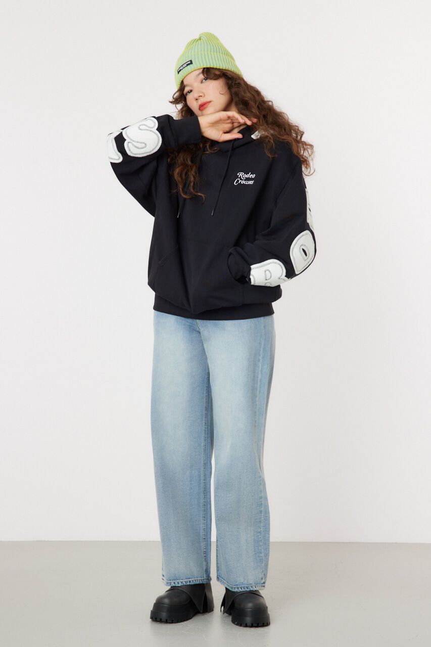 RODEO CROWNS「リバースパッチLOGOパーカー」|パーカー|