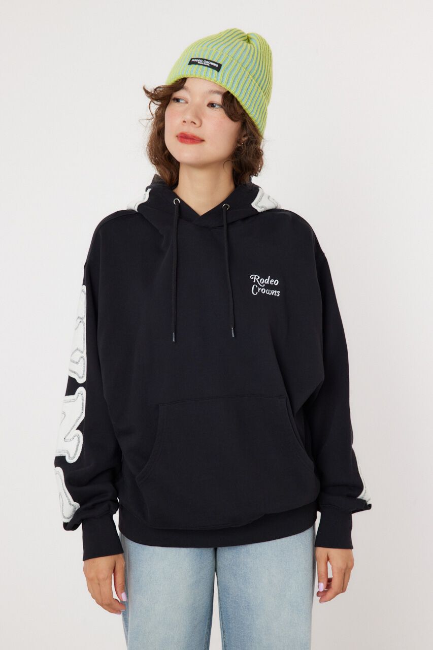 RODEO CROWNS「リバースパッチLOGOパーカー」|パーカー|