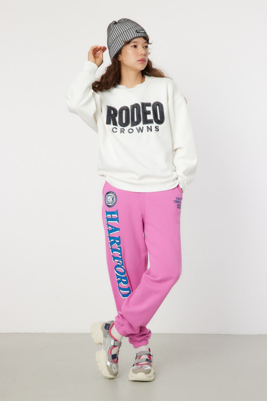 RODEO CROWNS「フェイクファーロゴスウェットトップス」|パーカー|
