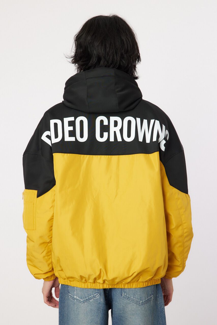 RODEO CROWNS「bicolor hooded ジャケット」|ブルゾン・スタジャン|