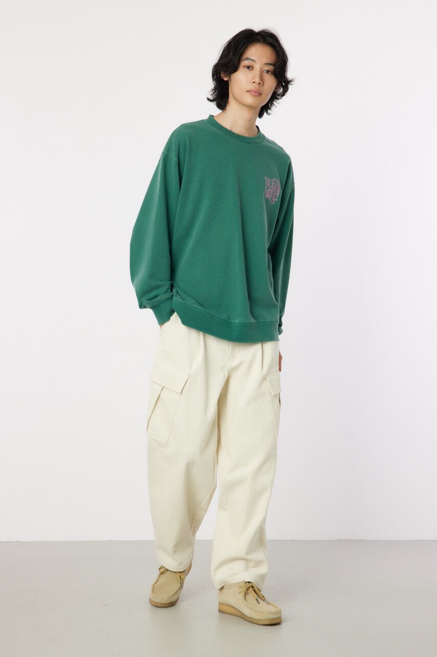 RODEO CROWNS「ピグメントロゴスウェット」|パーカー|