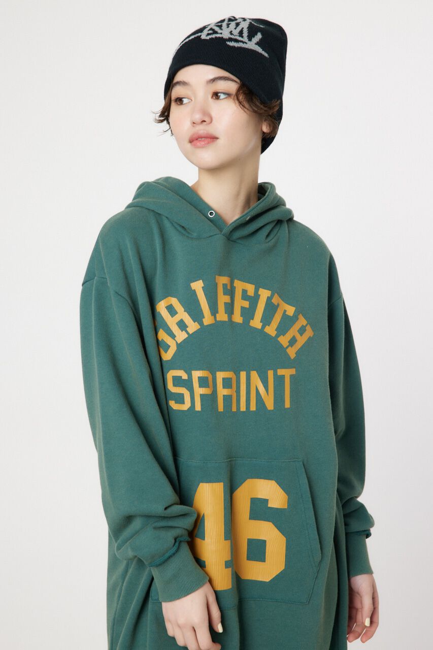 RODEO CROWNS「ナンバーパーカーワンピース」|ワンピース|