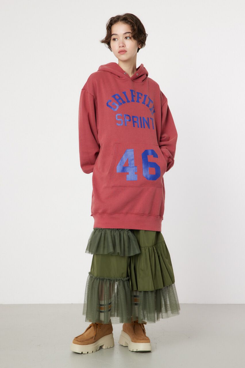 RODEO CROWNS「ナンバーパーカーワンピース」|ワンピース|