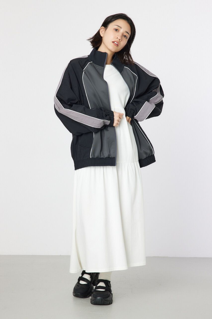 RODEO CROWNS「ナイロン&times;ジャージトラックジャケット」|ブルゾン・スタジャン|