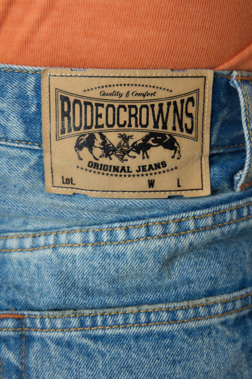 RODEO CROWNS「スリットデニムマキシスカート」|スカート|