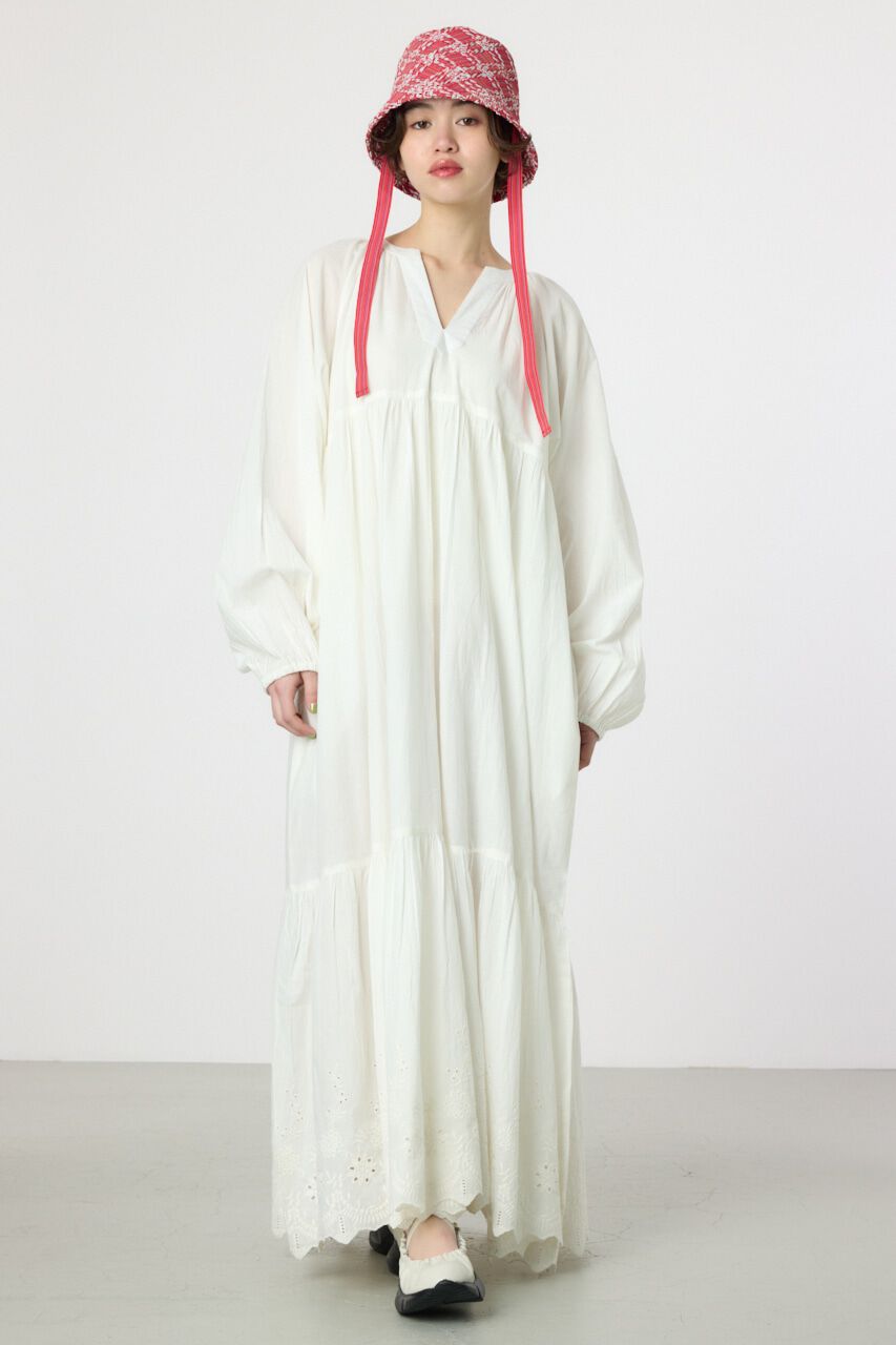 RODEO CROWNS「コットンレーススカラップワンピース」|ワンピース|