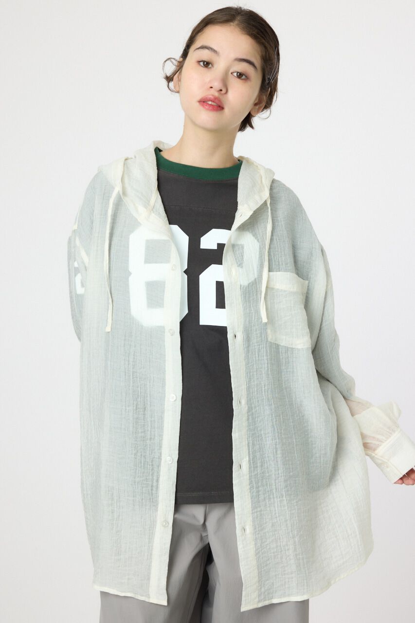 RODEO CROWNS「ワッシャーフーディーシャツ」|シャツ・ブラウス|