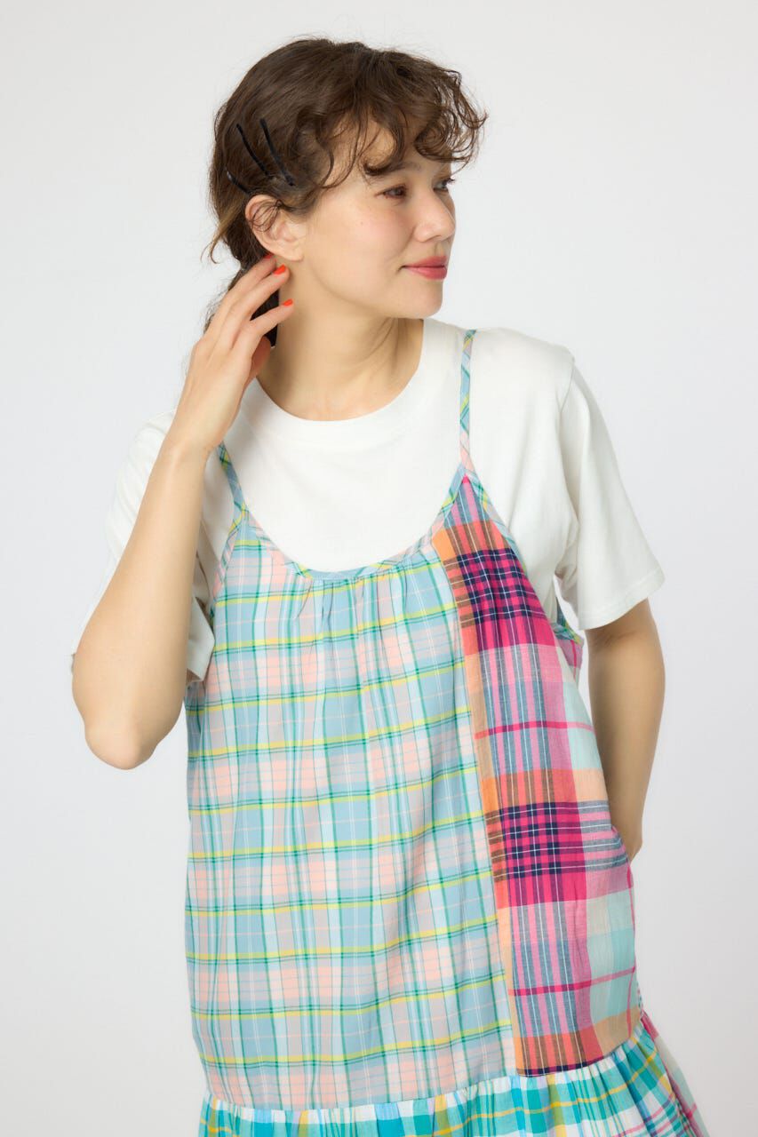 RODEO CROWNS「クレイジーチェックキャミワンピース」|ワンピース|