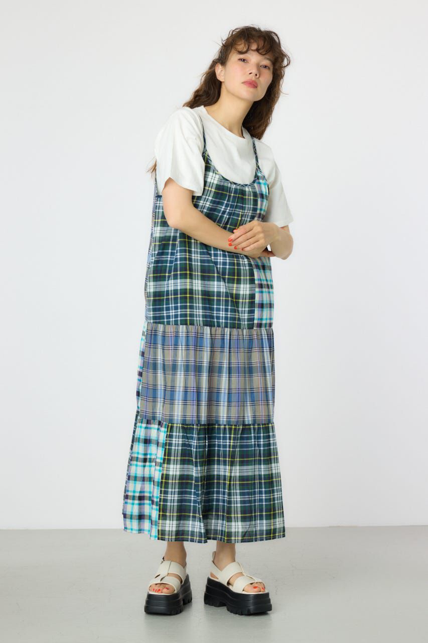 RODEO CROWNS「クレイジーチェックキャミワンピース」|ワンピース|